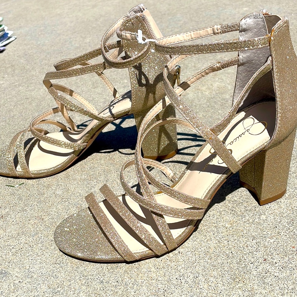 Jessica Simpson sparkly heels